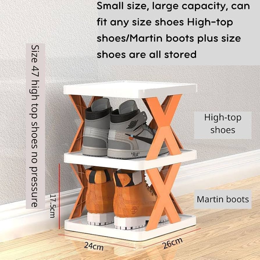 Foldable Shoe Rack (Multicolor)