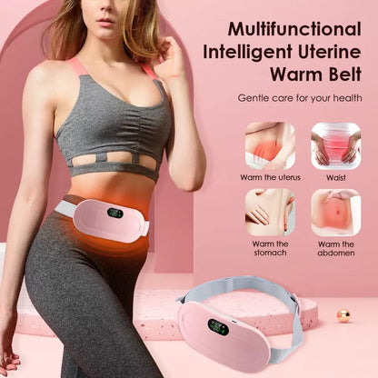 Wearable Heating & Vibration Massage Belt – Comfort & Relaxation for Back & Belly