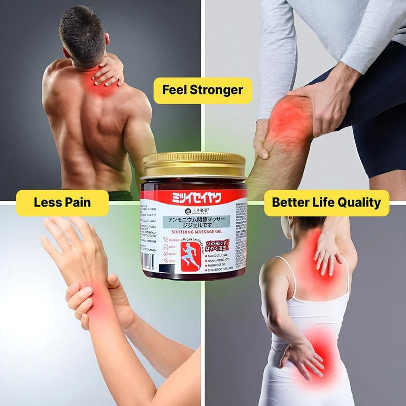 Japanese Soothing Massage Gel for Joint & Muscle Pain Relief