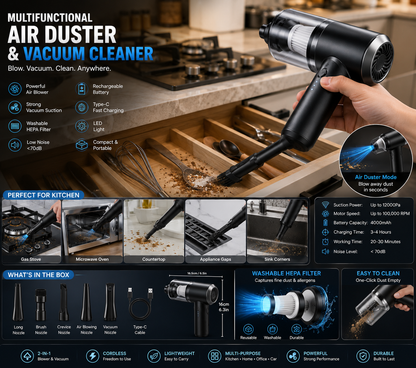 Multifunctional Air Duster Cleaner