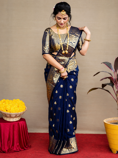 Banarasi Silk Embellished Saree for Women